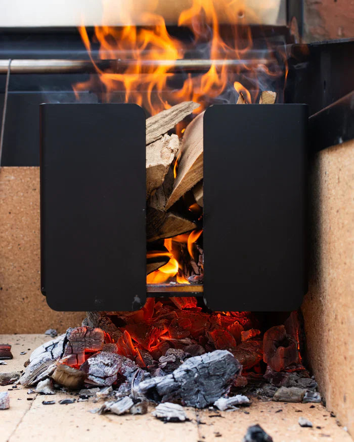 Flamery Large Asado BBQ with Split Grill and Firebox