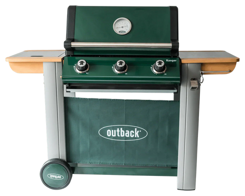 Outback Ranger Hybrid 3 Burner Gas BBQ