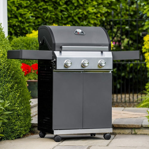 Grillstream Classic 3 Burner Hybrid Gas & Charcoal BBQ